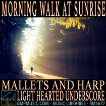 Morning Walk At Sunrise (Mallets And Harp - Light Hearted - Romance - Reflective - Cinematic Underscore)
