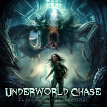 Underworld Chase, Dramatic Distorted Guitar Underscores