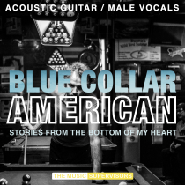 Blue Collar American Acoustic Guitar, Male Vocals