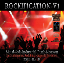 Rockification Vol 1 (Rock Band, Metal-Soft-Industrial-Punk-Motown)