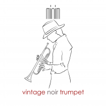 Vintage Noir Trumpet