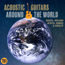 Acoustic Guitars Around The World, Brazil Ireland Africa Hawaii and Greece
