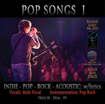 Pop Songs I (Indie-Pop-Rock-Acoustic with Lyrics)