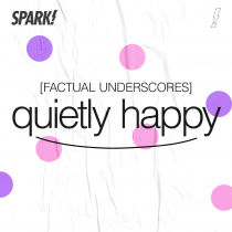 QUIETLY HAPPY - FACTUAL UNDERSCORES