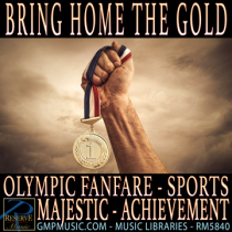 Bring Home The Gold Olympic Fanfare Sports Majestic Achievement Cinematic