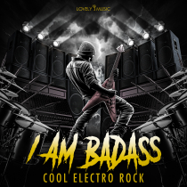 I AM BADASS Cool Electro Rock