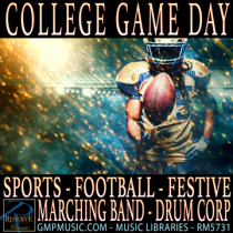College Game Day (Sports - Football - Festive - Marching Band - Drum Corp - Retail - Podcast)